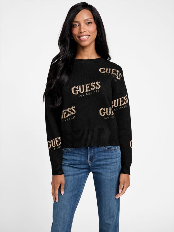 Guess crew neck sweater hotsell