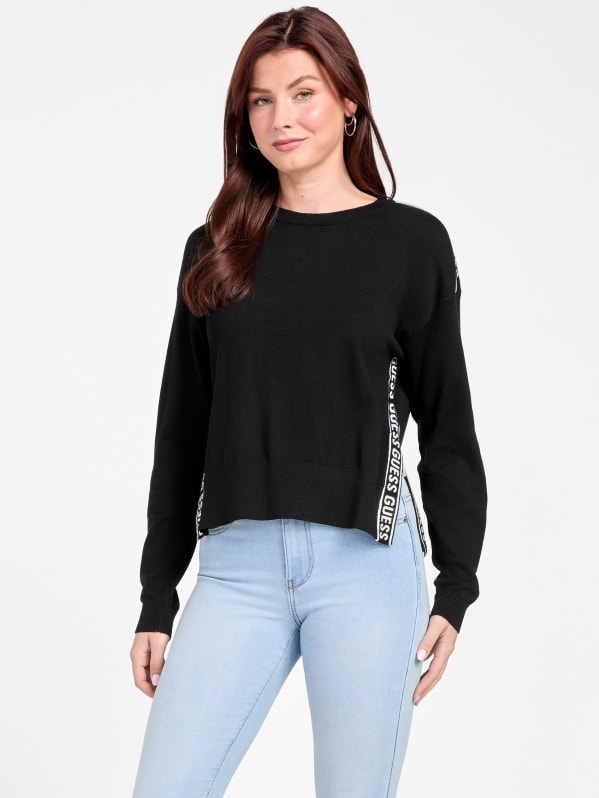 Guess crew neck sweater discount