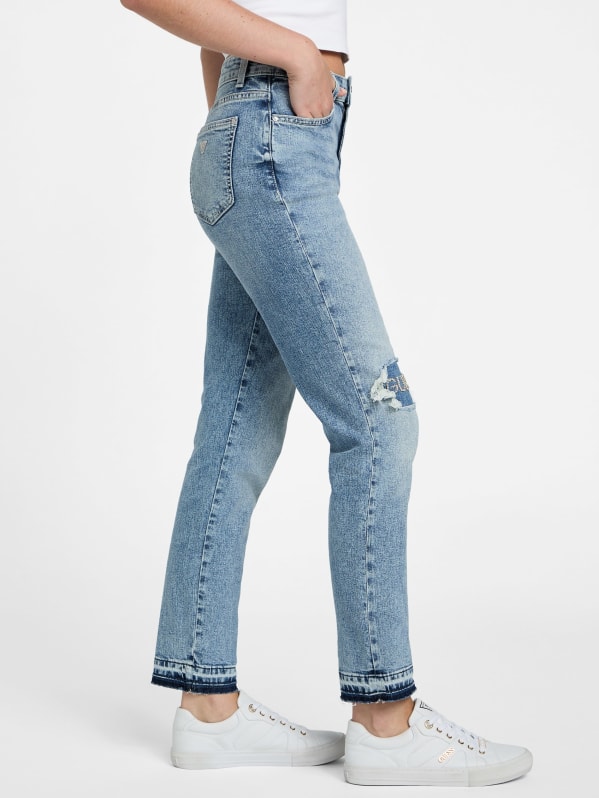 Mom jeans guess store