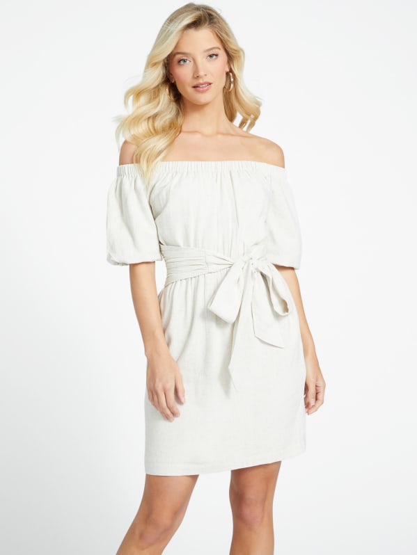 Factory Eco Faith Mini Dress Beige S
