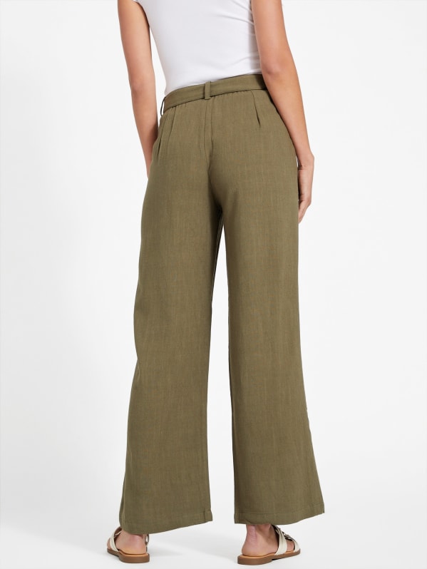 Guess linen pants new arrivals