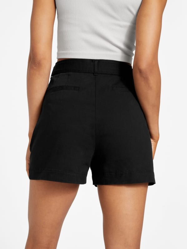 Suki Belted Shorts | GUESS Factory
