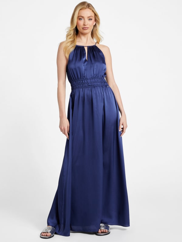 Factory Lola Maxi Dress Blue M
