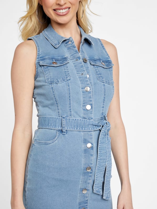 Eco Misha Denim Dress | GUESS Factory