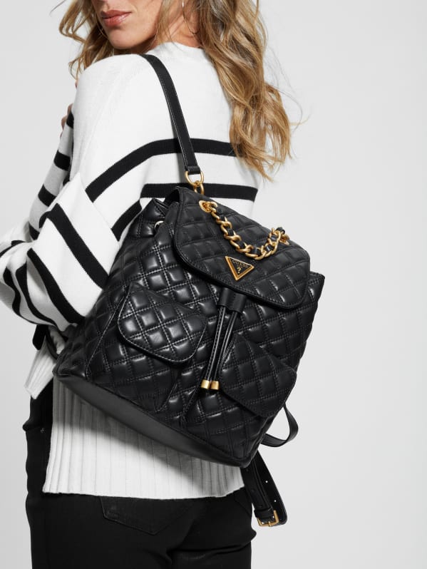 Giully Quilted Backpack GUESS Canada