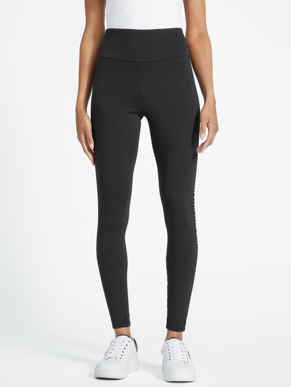 GUESS Jeans Logo Legging Leggings Athletic Pants Track NWT Yoga XS