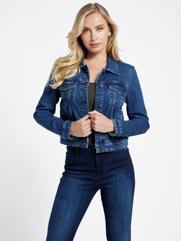 Eco Anna Denim Jacket GUESS Factory