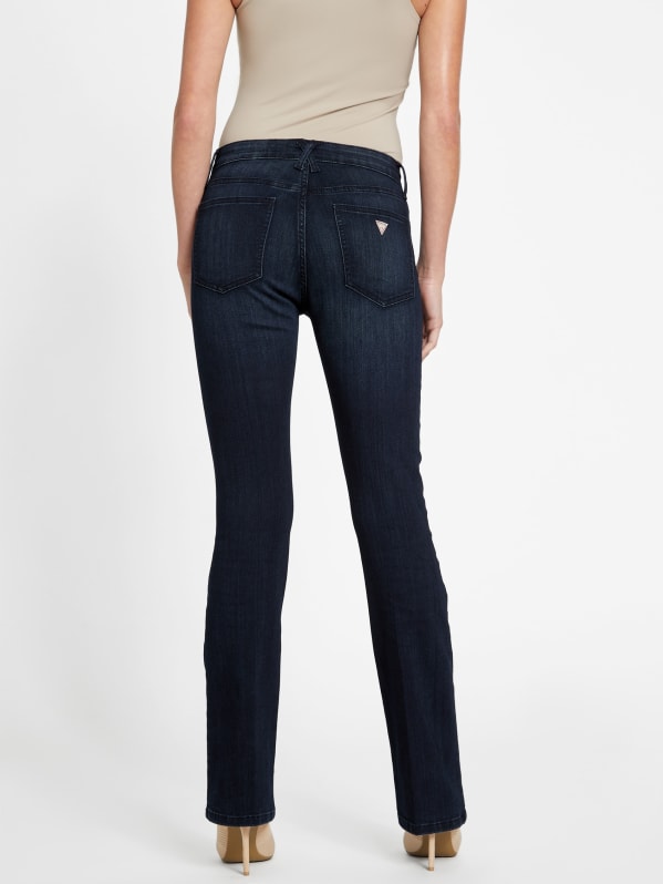 Mid Rise Bootcut Queen Women's Jeans in Dark Blue - BL15832