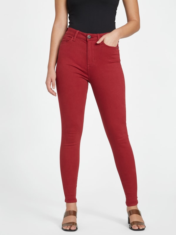 unir manguera llevar a cabo Simmone Super High-Rise Skinny Jeans | GUESS Factory