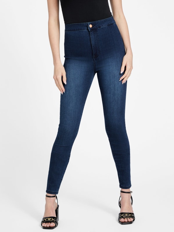 Curvy Ultra High Jeggings - Denim blue - Ladies