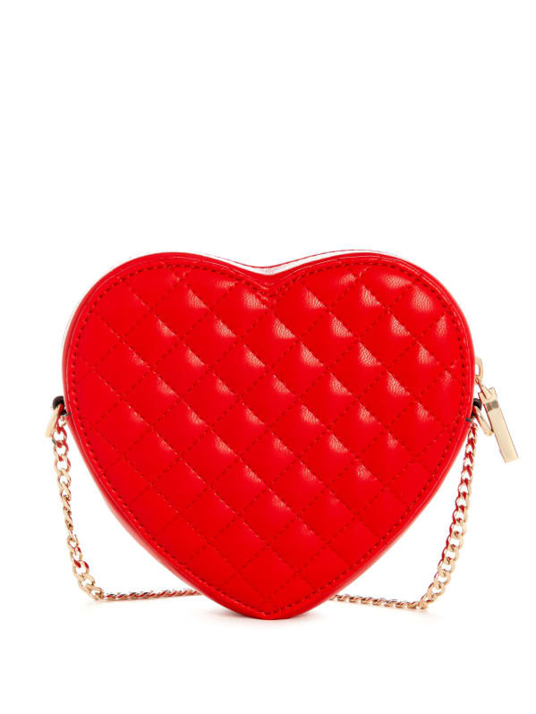 Red heart crossbody bag hotsell