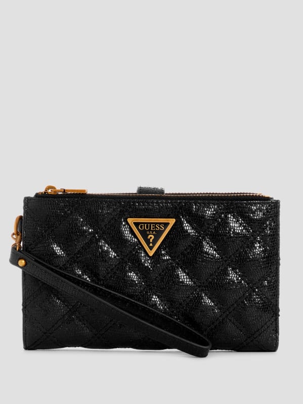 Giully Double Zip Pocket Organizer Wallet GUESS Canada