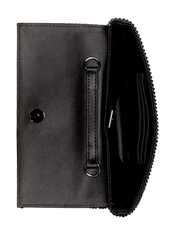 Guess black clutch purse 2025