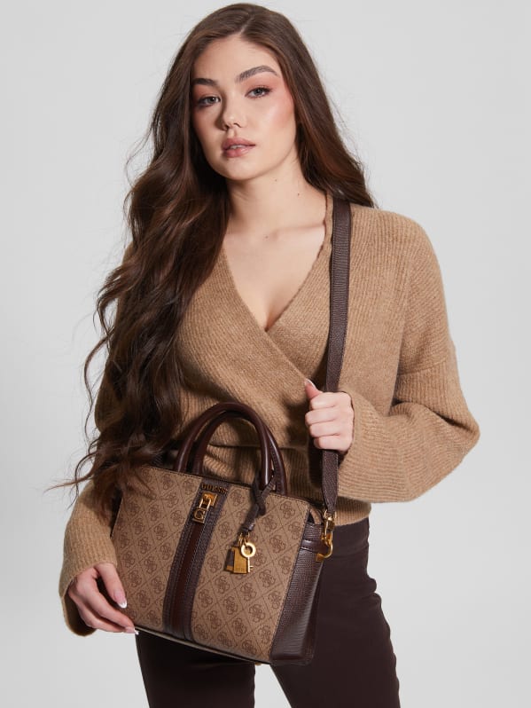 Guess natalia new arrivals logo satchel