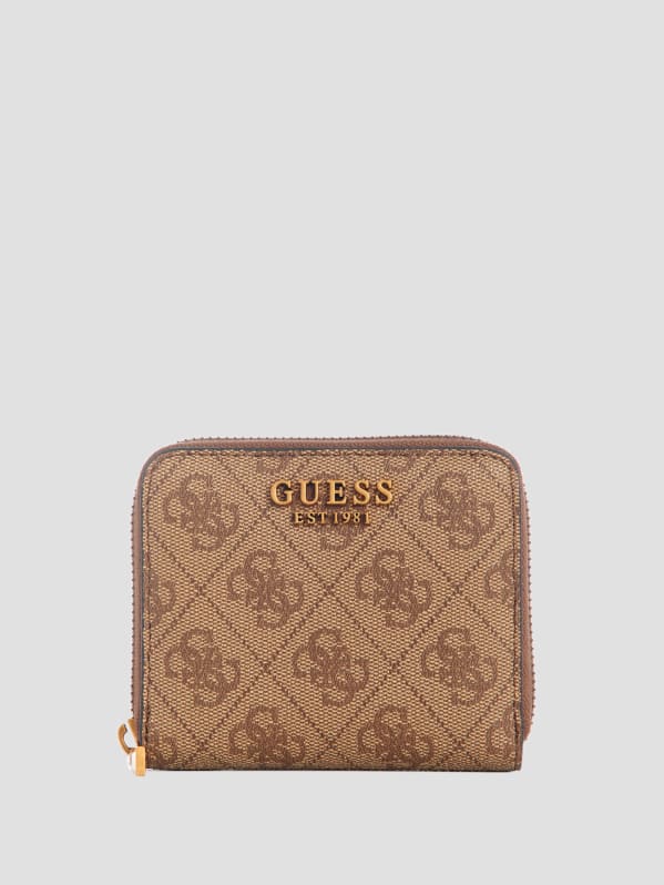 Ginevra Logo Small Zip Around Wallet