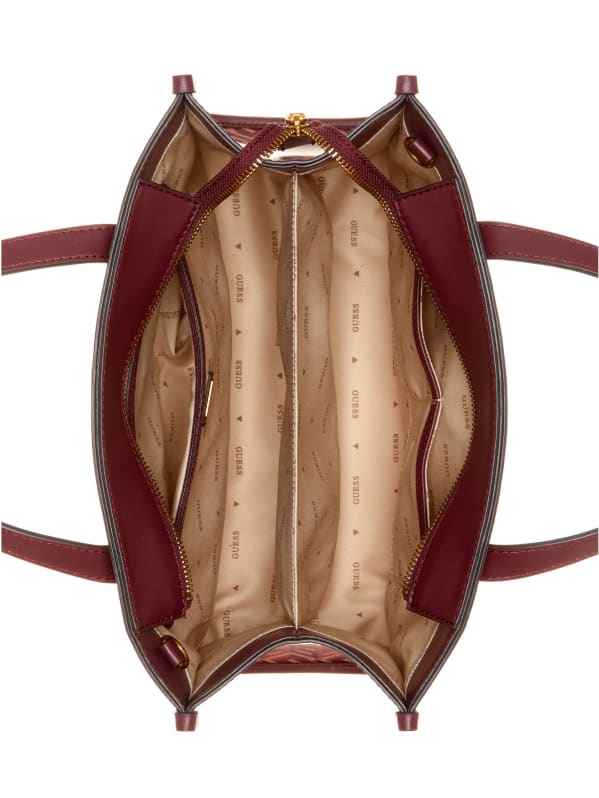 Burgundy best sale guess purse
