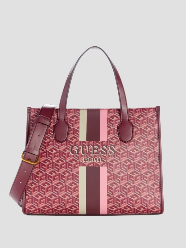 GUESS BOLSO SILVANA G CUBE CON LOGO