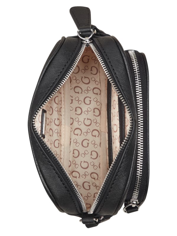 Lya Mini Double-Zip Crossbody