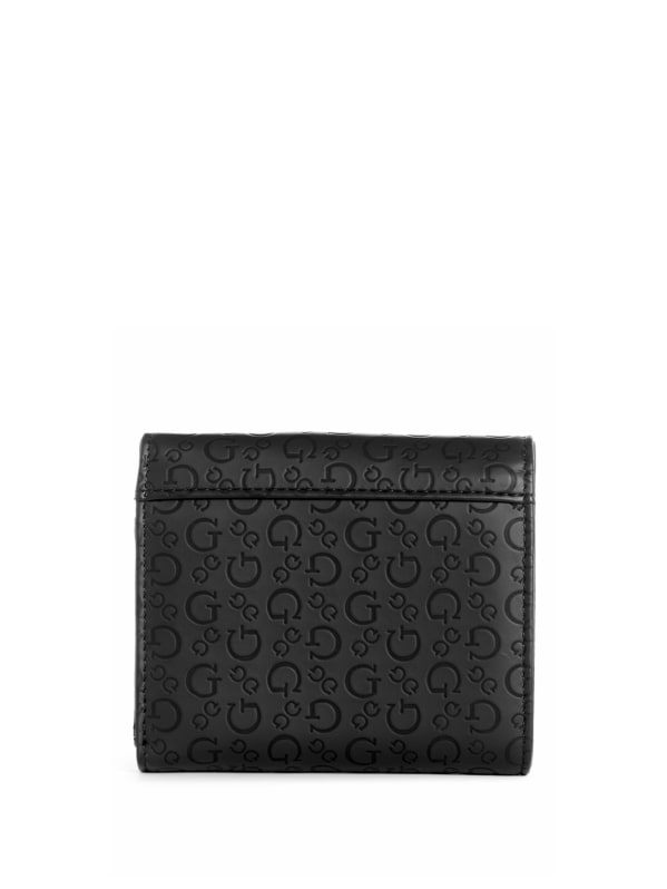 GUESS BLACK LEATHER WALLET FOR MEN | 31GU13X030