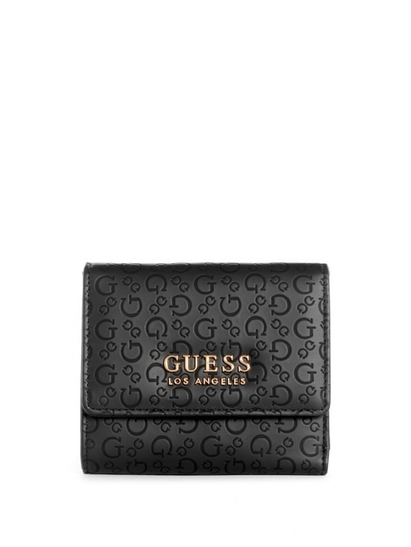 Claire's Golden Crown Trifold Wallet