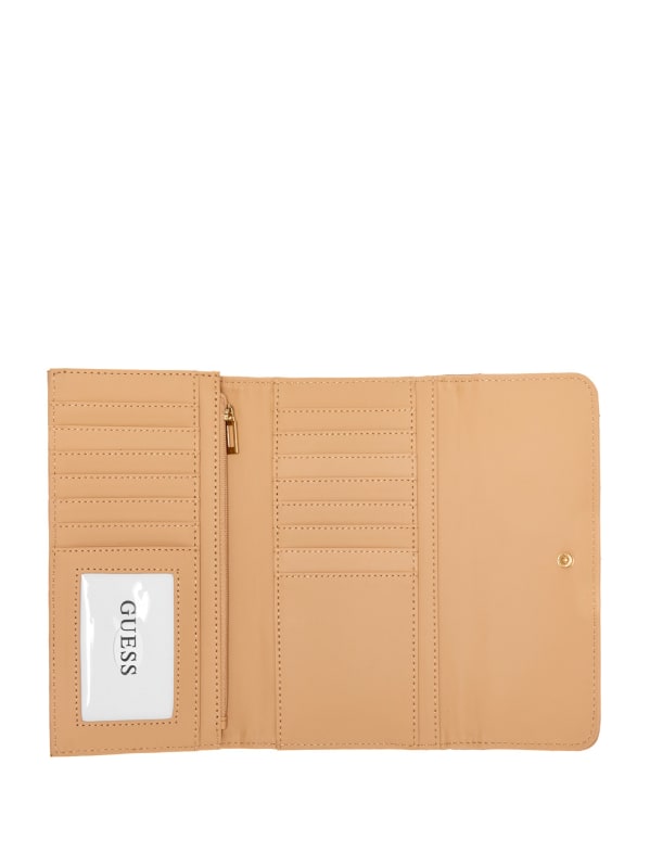 Guess yellow wallet best sale