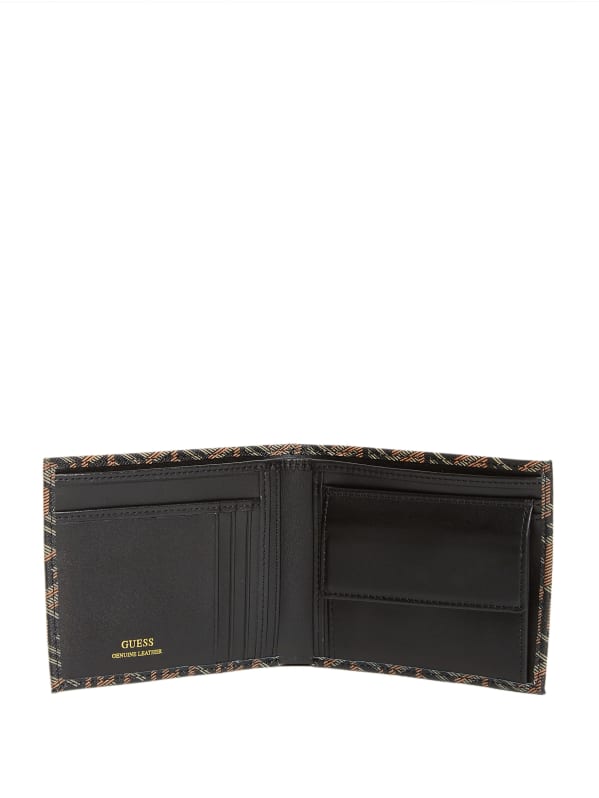 Guess genuine sales leather wallet