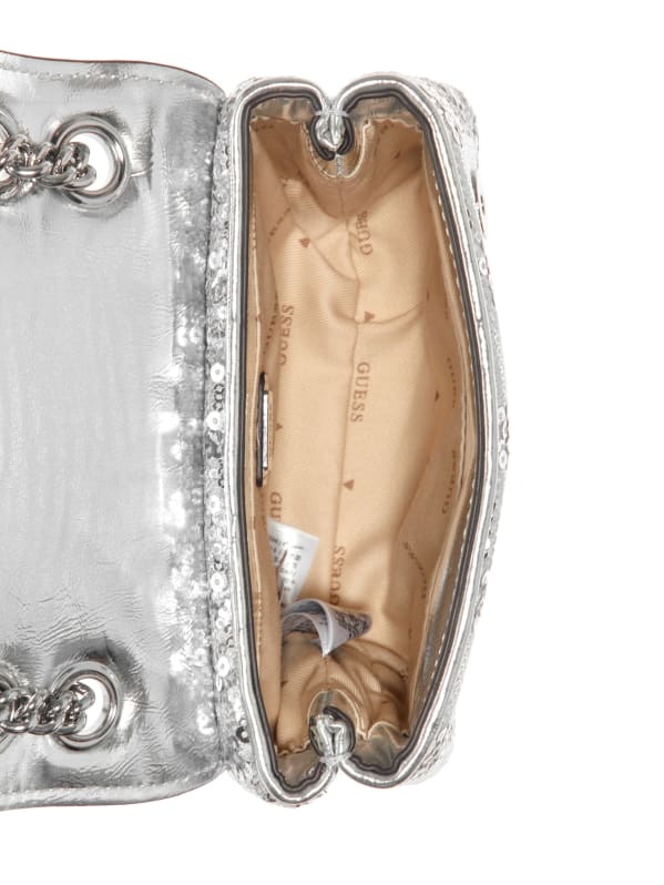 Guess silver crossbody bag outlet