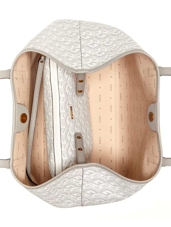 Guess vikky tote large deals
