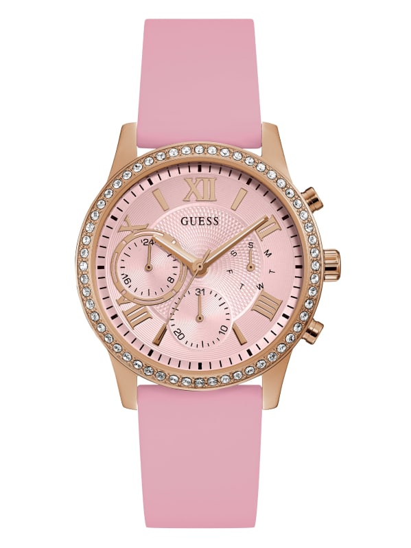 Rose Gold-Tone Multifunction Watch