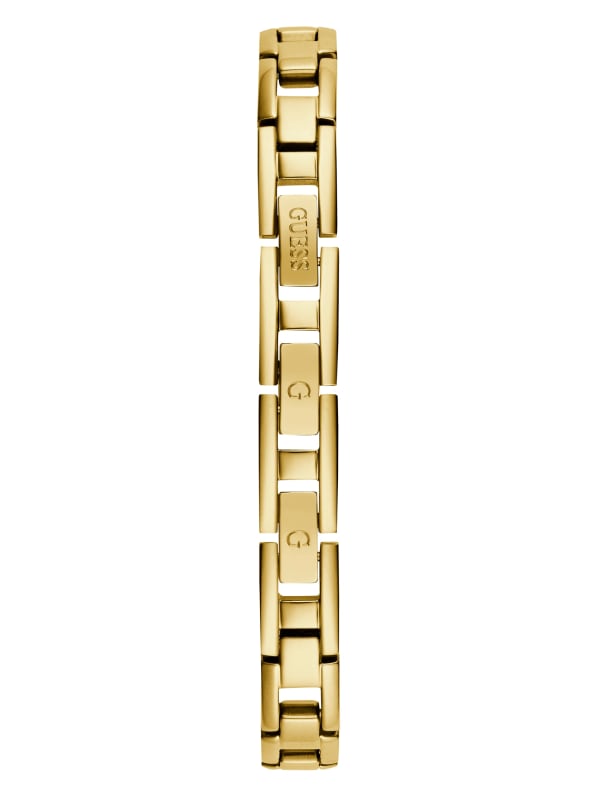 Factory Gold Tone Cutout Bracelet Analog Watch Gold
