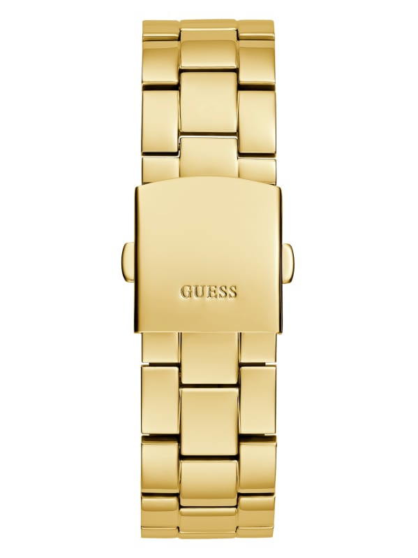 Gold-Tone Multifunction Watch | GUESS Factory