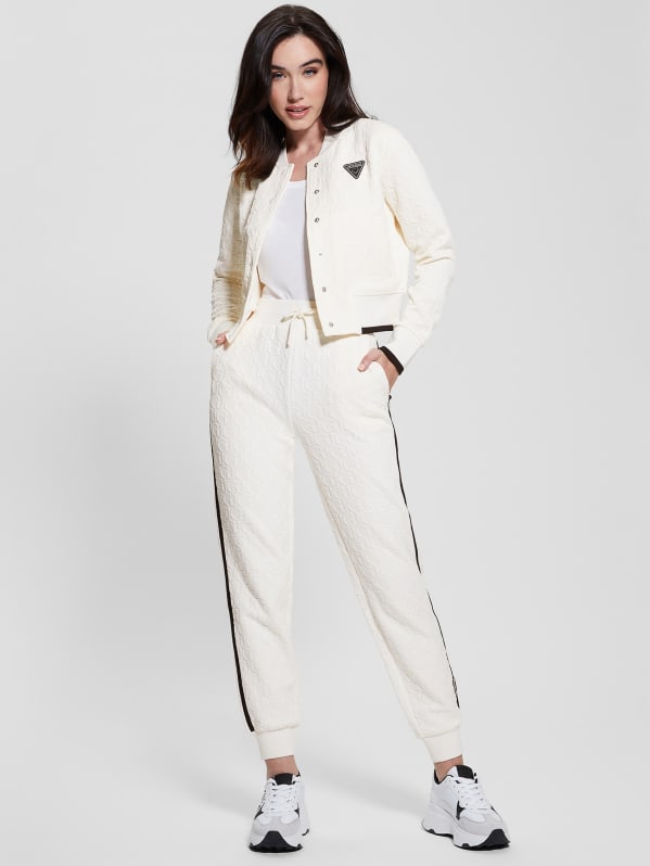 White guess online pants