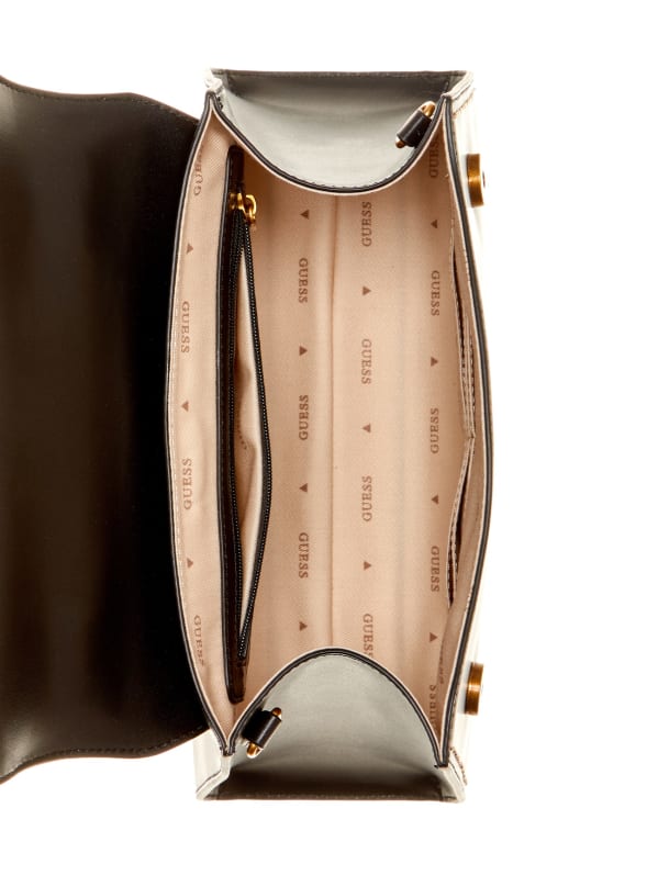 Stephi Bamboo Handle Mini Satchel GUESS Canada