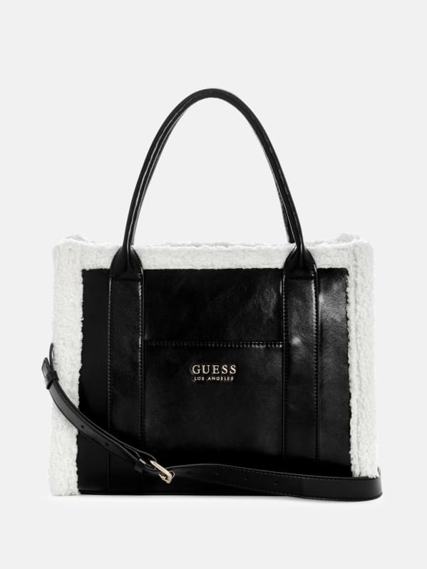 Guess Luxe Crossbody New real leather black shoulder Bag Women Handbag