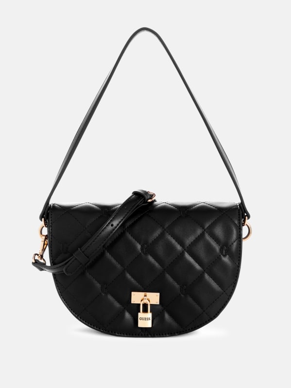 Brevard Quilted Logo Crossbody GUESS Factory