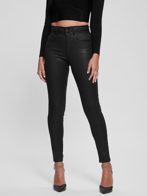 High Waisted Black Skinny Jeans