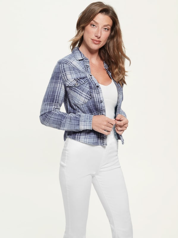 Guess flannel shirt clearance