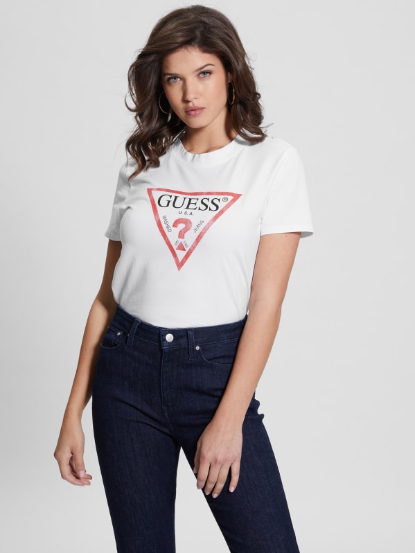 Eco Triangle Logo Tee GUESS