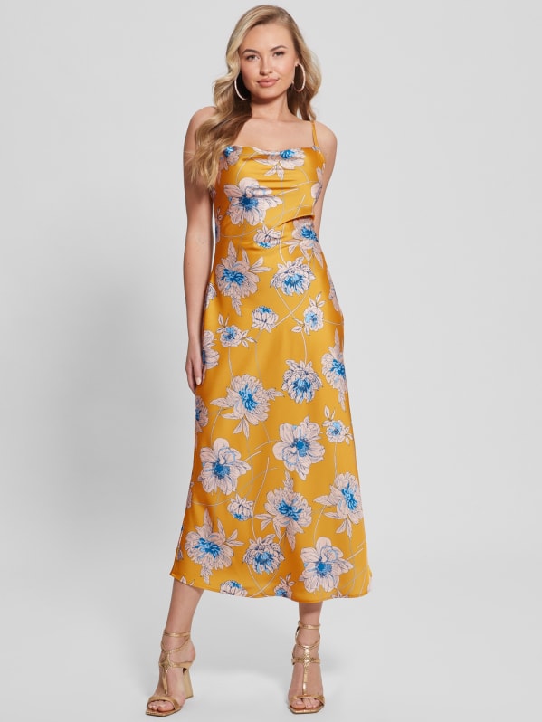 Eco Akilina Floral Dress | GUESS Canada