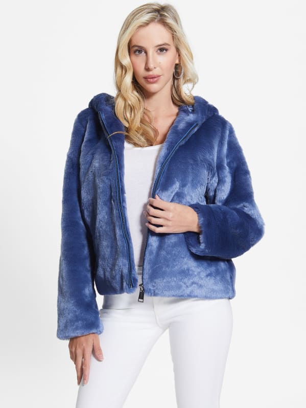 Daniela Faux Fur Jacket GUESS