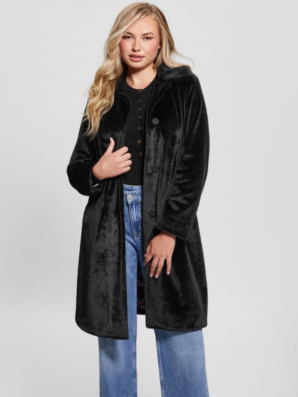 Faux Fur Coats, Faux Fur Hooded & Black Coats