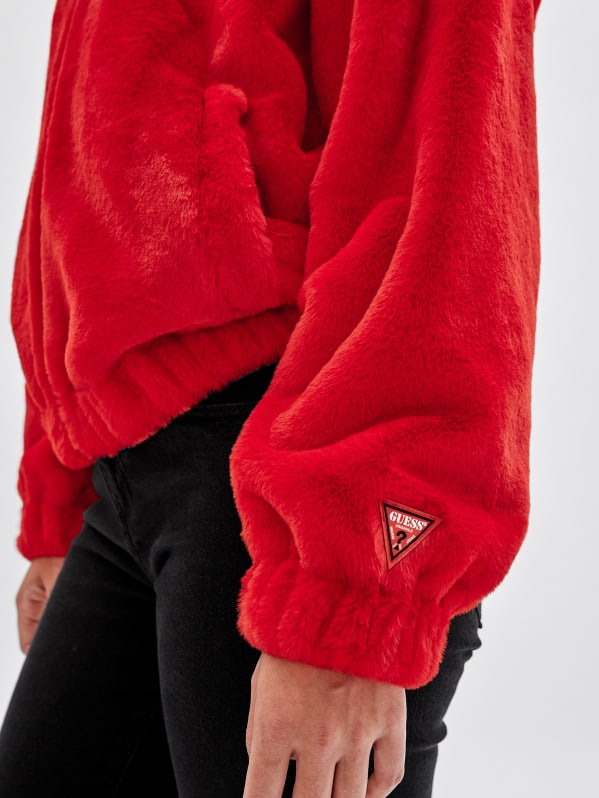 GUESS Originals x Betty Boop Faux Fur Jacket GUESS Canada