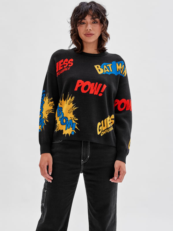 GUESS Originals x Batman Jacquard Sweater | GUESS Canada
