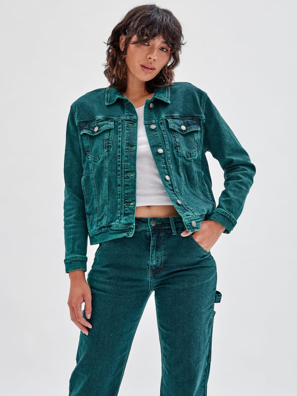 Guess green shop jacket