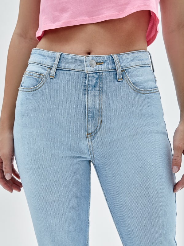  GUESS Jeans Eco Skinny Super High Rise con detalle de