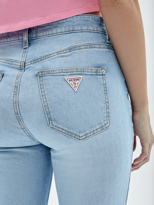  GUESS Jeans Eco Skinny Super High Rise con detalle de yugo para  mujer, Boogie : Ropa, Zapatos y Joyería