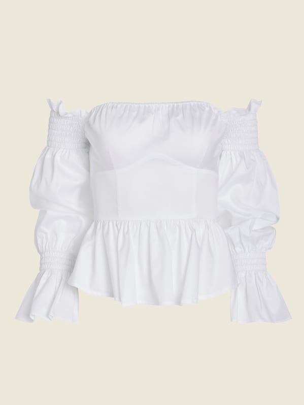 Guess one shoulder top best sale