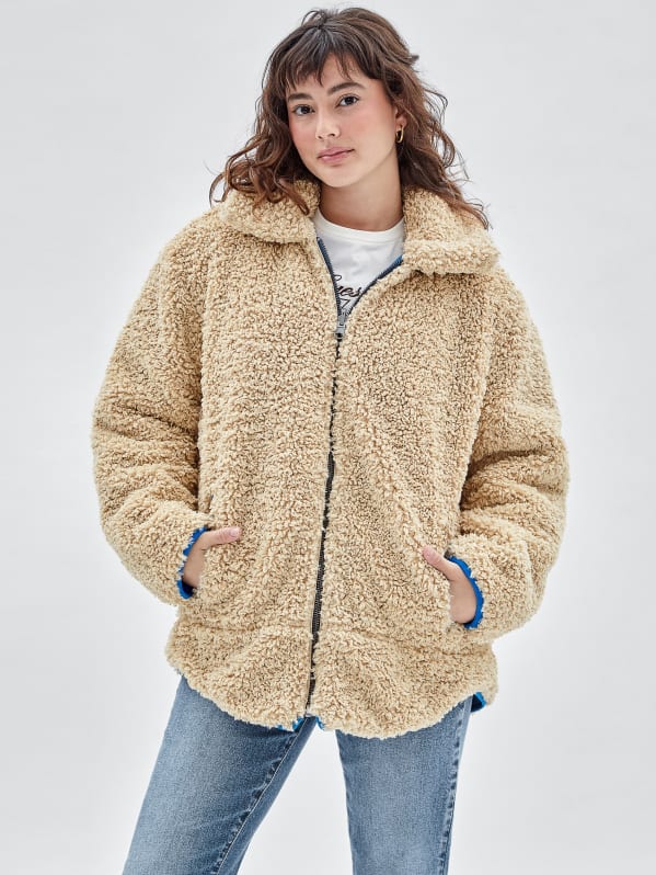 Guess knit deals bib walker jacket