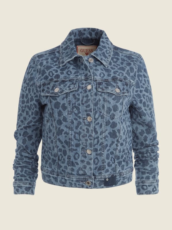 Guess top leopard jacket