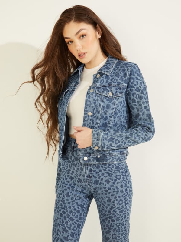 Denim jacket guess discount
